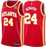 Torch_Red Jack McMahon Hawks #24 Twill Basketball Jersey FREE SHIPPING