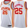 White Jim Washington Hawks #25 Twill Basketball Jersey FREE SHIPPING