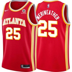 Torch_Red Joe Meriweather Hawks #25 Twill Basketball Jersey FREE SHIPPING