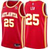 Torch_Red Alex Len Hawks #25 Twill Basketball Jersey FREE SHIPPING