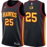 Black Alex Len Hawks #25 Twill Basketball Jersey FREE SHIPPING