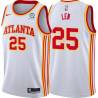 White Alex Len Hawks #25 Twill Basketball Jersey FREE SHIPPING