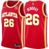 Torch_Red Irv Bemoras Hawks #26 Twill Basketball Jersey FREE SHIPPING