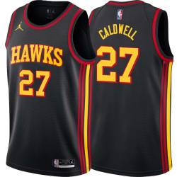 Black Joe Caldwell Hawks #27 Twill Basketball Jersey FREE SHIPPING