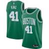 Green Stacey King Twill Basketball Jersey -Celtics #41 King Twill Jerseys, FREE SHIPPING