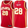 Torch_Red Frank Selvy Hawks #28 Twill Basketball Jersey FREE SHIPPING