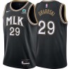 Black_City Joe Graboski Hawks #29 Twill Basketball Jersey FREE SHIPPING