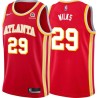 Torch_Red Mike Wilks Hawks #29 Twill Basketball Jersey FREE SHIPPING