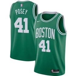 Green James Posey Twill Basketball Jersey -Celtics #41 Posey Twill Jerseys, FREE SHIPPING