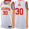 White Don Ohl Hawks #30 Twill Basketball Jersey FREE SHIPPING