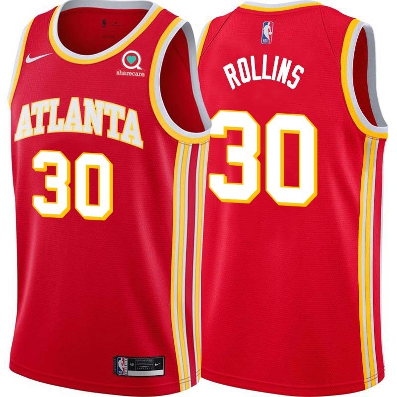 Torch_Red Tree Rollins Hawks #30 Twill Basketball Jersey FREE SHIPPING