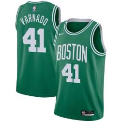 Green Jarvis Varnado Twill Basketball Jersey -Celtics #41 Varnado Twill Jerseys, FREE SHIPPING