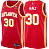 Torch_Red Dahntay Jones Hawks #30 Twill Basketball Jersey FREE SHIPPING