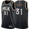 Black_City Zelmo Beaty Hawks #31 Twill Basketball Jersey FREE SHIPPING