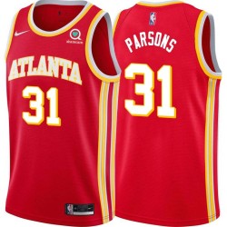 Torch_Red Chandler Parsons Hawks #31 Twill Basketball Jersey FREE SHIPPING