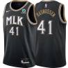 Black_City Blair Rasmussen Hawks #41 Twill Basketball Jersey FREE SHIPPING