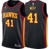 Black Mark West Hawks #41 Twill Basketball Jersey FREE SHIPPING