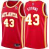 Torch_Red Alex Stivrins Hawks #43 Twill Basketball Jersey FREE SHIPPING