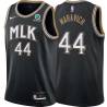 Black_City Pete Maravich Hawks #44 Twill Basketball Jersey FREE SHIPPING