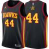 Black Ron Lee Hawks #44 Twill Basketball Jersey FREE SHIPPING