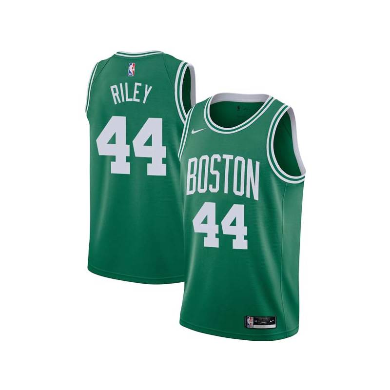 Green Eric Riley Twill Basketball Jersey -Celtics #44 Riley Twill Jerseys, FREE SHIPPING