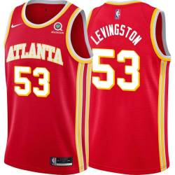 Torch_Red Cliff Levingston Hawks #53 Twill Basketball Jersey FREE SHIPPING