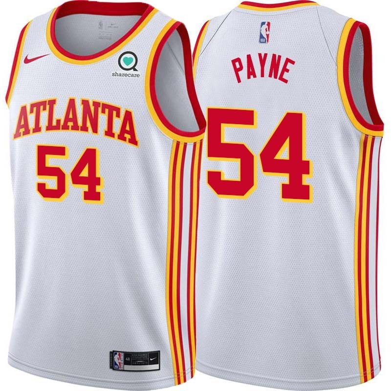 White Tom Payne Hawks #54 Twill Basketball Jersey FREE SHIPPING