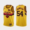 Yellow_City Tom McMillen Hawks #54 Twill Basketball Jersey FREE SHIPPING