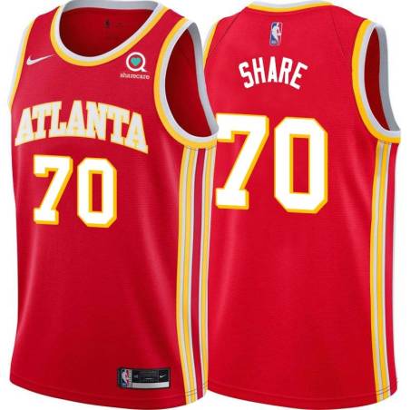 Torch_Red Chuck Share Hawks #70 Twill Basketball Jersey FREE SHIPPING