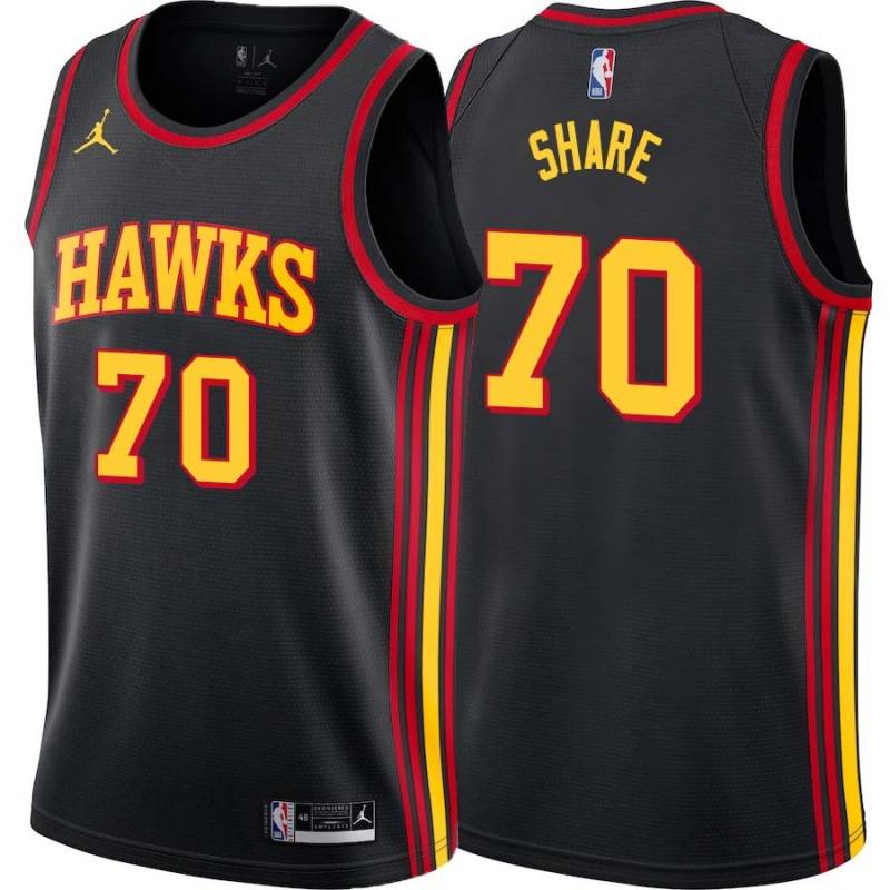 Black Chuck Share Hawks #70 Twill Basketball Jersey FREE SHIPPING