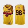 Yellow_City Don Ray Hawks #96 Twill Basketball Jersey FREE SHIPPING