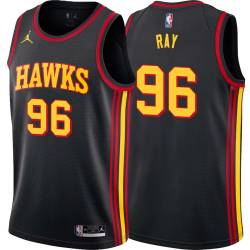 Black Don Ray Hawks #96 Twill Basketball Jersey FREE SHIPPING