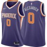 Purple Ty-Shon Alexander SUNS #0 Twill Basketball Jersey FREE SHIPPING