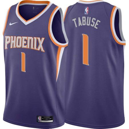 Purple Yuta Tabuse SUNS #1 Twill Basketball Jersey FREE SHIPPING