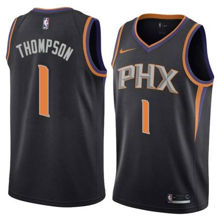 Black Dijon Thompson SUNS #1 Twill Basketball Jersey FREE SHIPPING