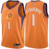 Orange Amar'e Stoudemire SUNS #1 Twill Basketball Jersey FREE SHIPPING