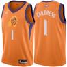 Orange Josh Childress SUNS #1 Twill Basketball Jersey FREE SHIPPING