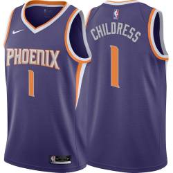 Purple Josh Childress SUNS #1 Twill Basketball Jersey FREE SHIPPING