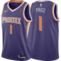 Purple AJ Price SUNS #1 Twill Basketball Jersey FREE SHIPPING