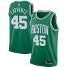 Green Raef LaFrentz Twill Basketball Jersey -Celtics #45 LaFrentz Twill Jerseys, FREE SHIPPING