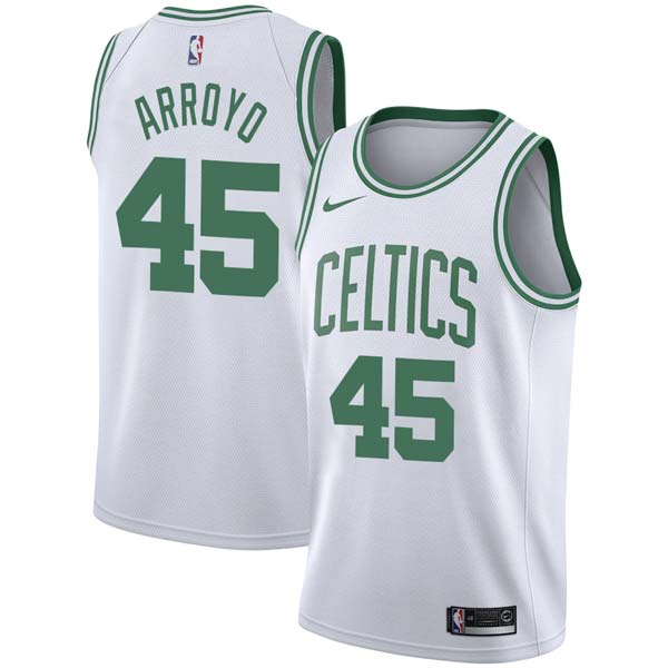 Carlos Arroyo Celtics #45 Twill Jerseys 