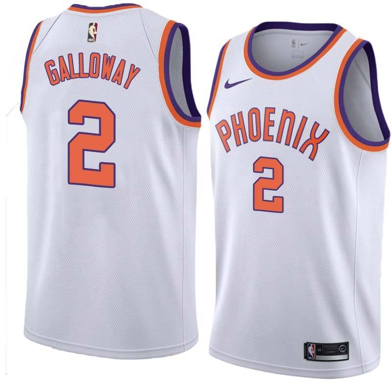 White Langston Galloway SUNS #2 Twill Basketball Jersey FREE SHIPPING