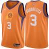 Orange Grant Gondrezick SUNS #3 Twill Basketball Jersey FREE SHIPPING