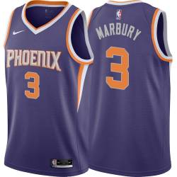 Purple Stephon Marbury SUNS #3 Twill Basketball Jersey FREE SHIPPING