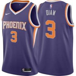 Purple Boris Diaw SUNS #3 Twill Basketball Jersey FREE SHIPPING