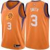 Orange Ish Smith SUNS #3 Twill Basketball Jersey FREE SHIPPING