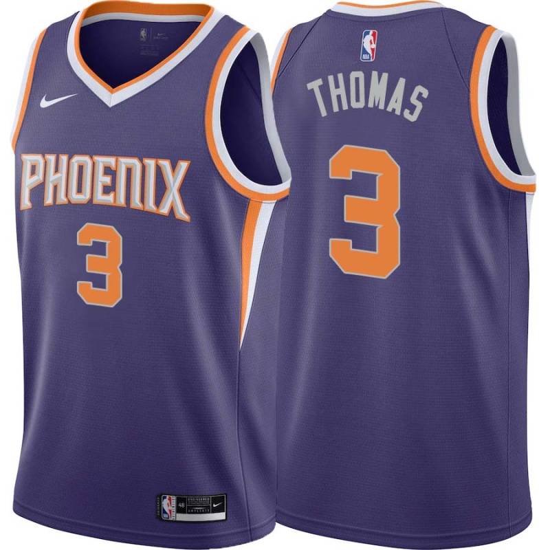 Purple Isaiah Thomas SUNS #3 Twill Basketball Jersey FREE SHIPPING