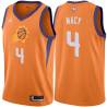 Orange Kyle Macy SUNS #4 Twill Basketball Jersey FREE SHIPPING