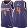 Purple Kyle Macy SUNS #4 Twill Basketball Jersey FREE SHIPPING