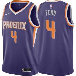 Purple Alton Ford SUNS #4 Twill Basketball Jersey FREE SHIPPING